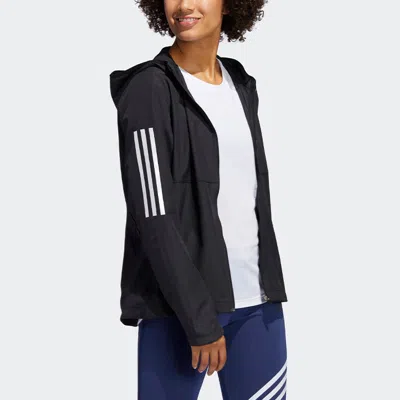 Adidas Originals (wmns) Adidas Own The Run Hooded Jacket Black