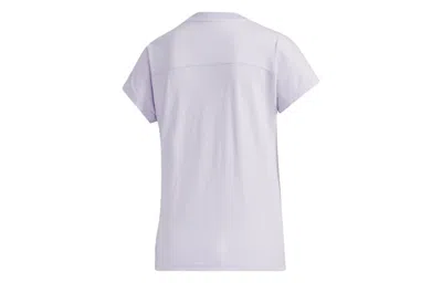 Adidas Originals (wmns) Adidas Neo Casual Sports Short Sleeve Purple White
