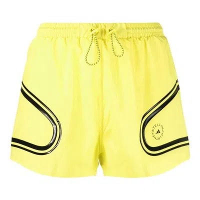 Adidas Originals (wmns) Adidas By Stella Mccartney Truepace Running Shorts 'yellow Black'