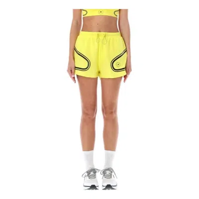 Adidas Originals (wmns) Adidas By Stella Mccartney Truepace Running Shorts 'yellow Black'