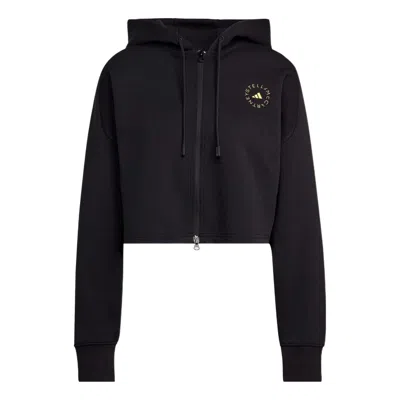 Adidas Originals (wmns) Adidas By Stella Mccartney Cropped Hoodie 'black'