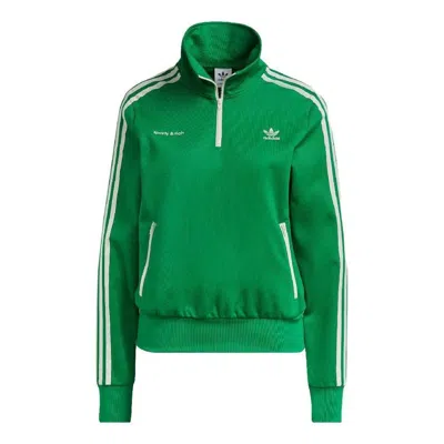 Adidas Originals (wmns) Adidas X Sporty & Rich Half-zip Track Jacket 'green'