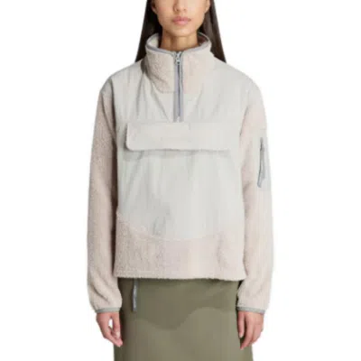 Adidas Originals (wmns) Adidas Terrex + And Wander Xploric Midlayer Top 'beige' In Neutral