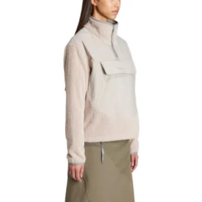 Adidas Originals (wmns) Adidas Terrex + And Wander Xploric Midlayer Top 'beige' In Neutral