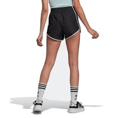 Adidas Originals (wmns) Adidas Always Original Sport Shorts Asia Sizing 'black White' In Brown
