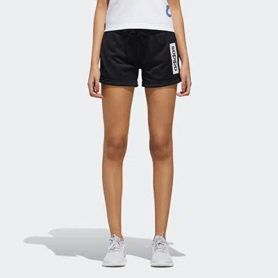 Adidas Originals (wmns) Adidas Colorblock Shorts Asia Sizing 'black White' In Multi