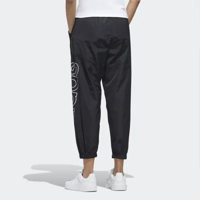 Adidas Originals (wmns) Adidas Neo Brlv Wvn Tp Logo Printing Sweatpants Black In Multi