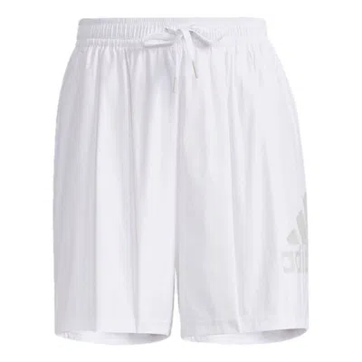 Adidas Originals (wmns) Adidas Woven Sports Shorts White In Brown