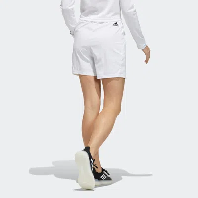 Adidas Originals (wmns) Adidas Woven Sports Shorts White In Brown