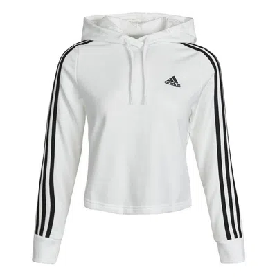 Adidas Originals (wmns) Adidas 3-stripes Cropped Hoodie 'white'