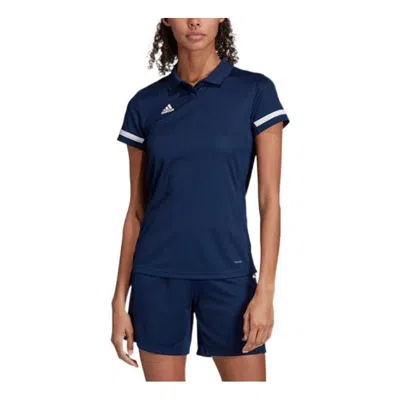 Adidas Originals (wmns) Adidas Team 19 Polo Shirt 'navy' In Blue