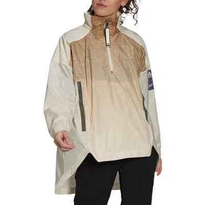 Adidas Originals (wmns) Adidas Parley My Shelter Wind.rdy Anorak Jacket Asia Sizing 'brown'