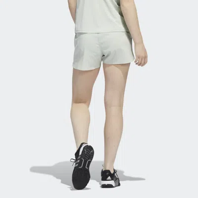 Adidas Originals (wmns) Adidas Run Fast Running Shorts With Inner Briefs 'green Black' In Gray