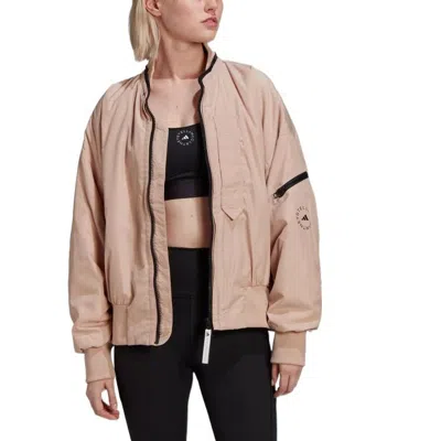 Adidas Originals (wmns) Adidas By Stella Mccartney Woven Bomber Jacket 'brown'