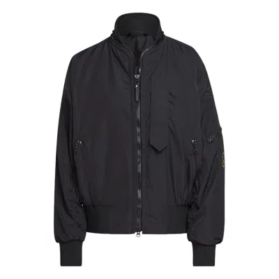 Adidas Originals (wmns) Adidas By Stella Mccartney Woven Bomber Jacket 'black'