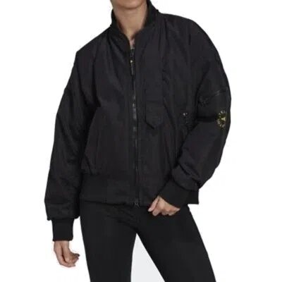 Adidas Originals (wmns) Adidas By Stella Mccartney Woven Bomber Jacket 'black'