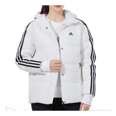 Adidas Originals (wmns) Adidas 3-stripe Puff Down Jacket 'white'