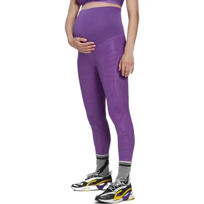 Adidas Originals (wmns) Adidas By Stella Mccartney Yoga Leggings For Expectant Mothers 'purple'