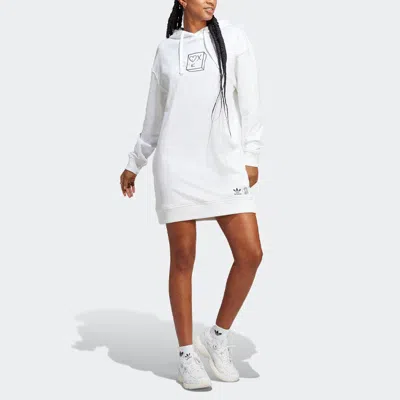 Adidas Originals (wmns) Adidas Original Andre Saraiva Hooded Dress 'white'