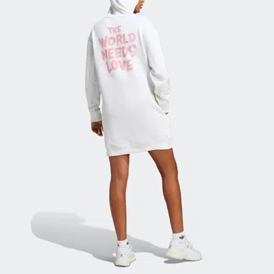 Adidas Originals (wmns) Adidas Original Andre Saraiva Hooded Dress 'white'