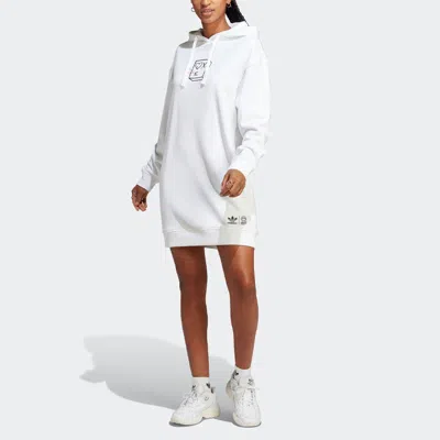 Adidas Originals (wmns) Adidas Original Andre Saraiva Hooded Dress 'white'