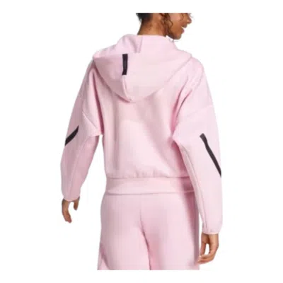 Adidas Originals (wmns) Adidas Z.n.e. Full-zip Hoodie 'pink Black'