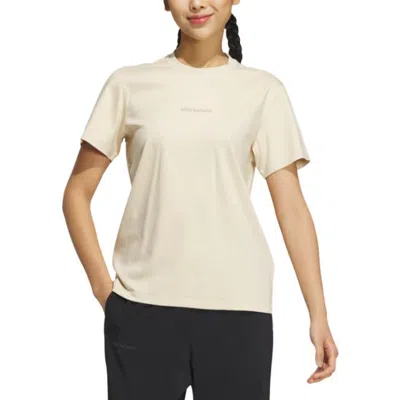 Adidas Originals (wmns) Adidas Sportswear T-shorts 'beige' In Neutral
