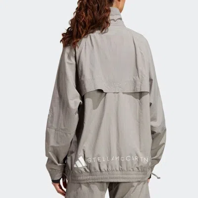 Adidas Originals (wmns) Adidas By Stella Mccartney Truecasuals Woven Solid Track Jacket 'grey' In Gray