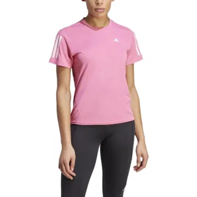 Adidas Originals (wmns) Adidas Own The Run T-shirt Asia Sizing 'pink' In Multi