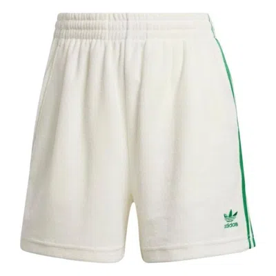 Adidas Originals (wmns)  Resort Shorts Asia Sizing 'white Green' In Multi