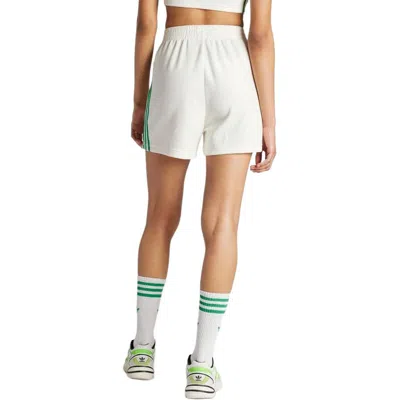 Adidas Originals (wmns)  Resort Shorts Asia Sizing 'white Green' In Multi