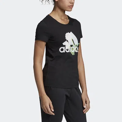 Adidas Originals (wmns) Adidas Must Haves Flower T-shirt 'black White'