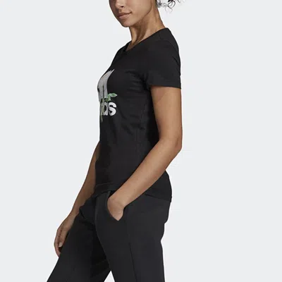 Adidas Originals (wmns) Adidas Must Haves Flower T-shirt 'black White'