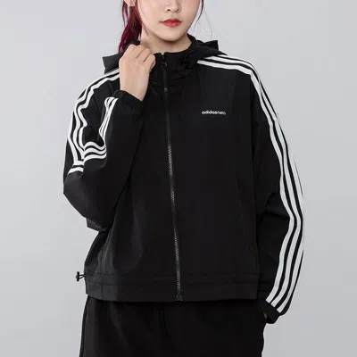 Adidas Originals (wmns) Adidas Neo Ss Track Top Jackets 'black White'