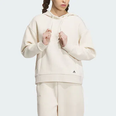 Adidas Originals (wmns) Adidas Lounge Hooded Sweatshirt 'off White'