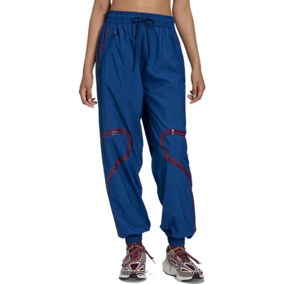 Adidas Originals (wmns) Adidas By Stella Mccartney Truepace Fitness Pants 'navy Red' In Blue