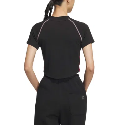 Adidas Originals (wmns) Adidas Dance Crop T-shirt 'black Pink'