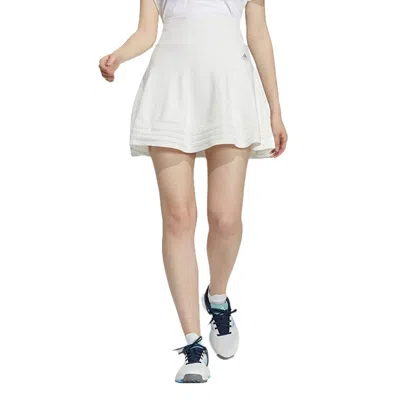 Adidas Originals (wmns) Adidas Golf Jqd Puffy Skirt 'white' In Multi