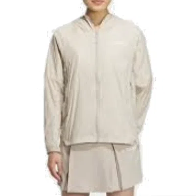 Adidas Originals (wmns) Adidas Lightweight Windbreaker Asia Sizing 'beige' In Gray