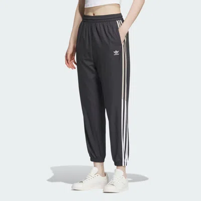 Adidas Originals (wmns)  Tape Woven Pants 'black' In Gray