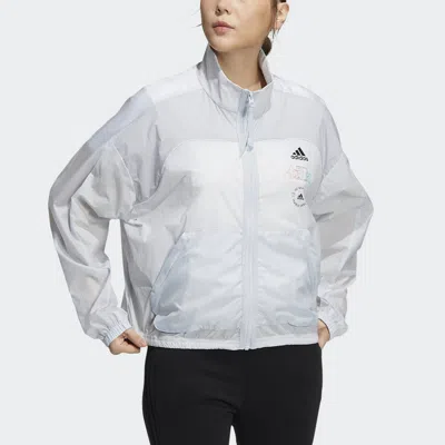 Adidas Originals (wmns) Adidas Track Top 'white' In Gray