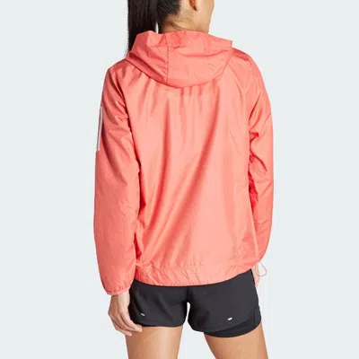 Adidas Originals (wmns) Adidas Own The Run Jacket Asia Sizing 'pink' In Orange