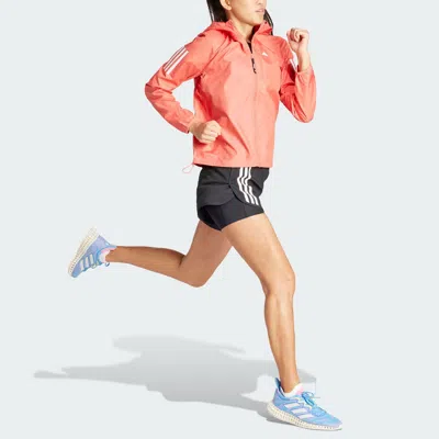 Adidas Originals (wmns) Adidas Own The Run Jacket Asia Sizing 'pink' In Orange