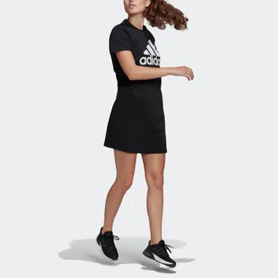 Adidas Originals (wmns) Adidas Essentials Logo Dress Asia Sizing 'black White'