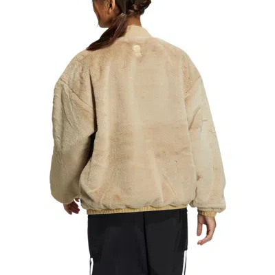 Adidas Originals (wmns) Adidas Neo Cny Jackets 'tan' In Brown