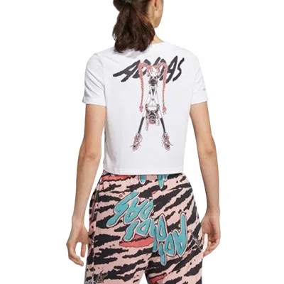 Adidas Originals (wmns) Adidas Apxj Ss T-shirt 'white Black'