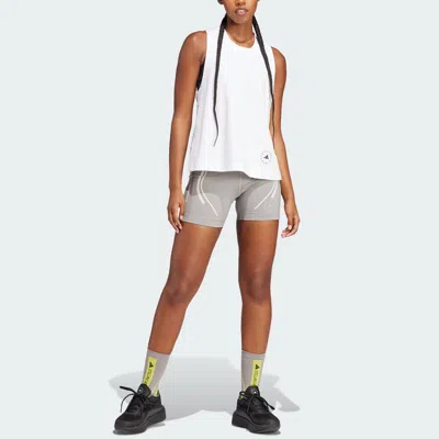 Adidas Originals Womens Adidas Stella Mccartney Logo Tank Top In White