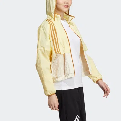 Adidas Originals (wmns) Adidas Neo Util Windbreaker Jackets 'yellow'