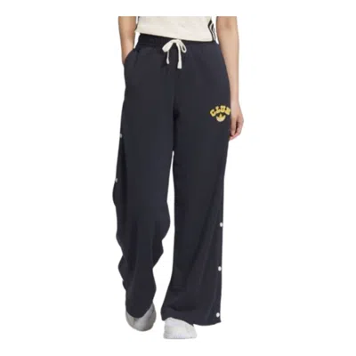 Adidas Originals (wmns) Adidas Collegiate Wide Leg Sweat Pants 'black' In Blue