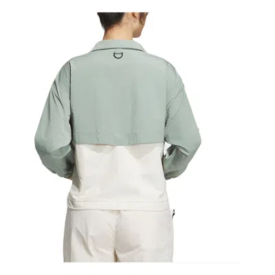 Adidas Originals (wmns) Adidas Outdoor Windbreaker 'white Green'